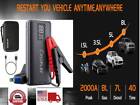 Jump Starter Battery Portable Car Booster Power Bank Charger Battery Jumpstart