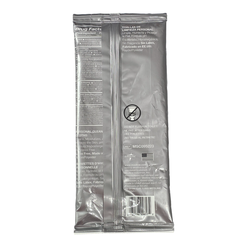 Medline Aloe Touch Hautschutz Waschlappen Tücher 8" x 8" MSC095223 6er Pack - Bild 2 von 3