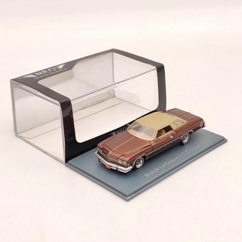 NEO SCALE MODELS 1/87 Buick LeSabre HT Coupe Brown Resin Car Limited Collection - Picture 2 of 7