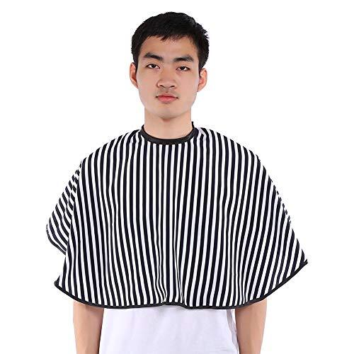 Soft Cloth Hair Cutting Barber Cape Salon Gown Bib, Apron Vertical Stripes - Picture 3 of 6