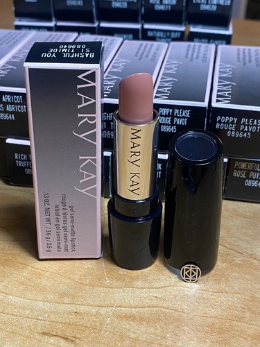 Mary Kay Gel halbmatter Lippenstift Farbe wählbar Vol Discount SCHLANK NEU schwarz TUBE - Bild 7 von 15