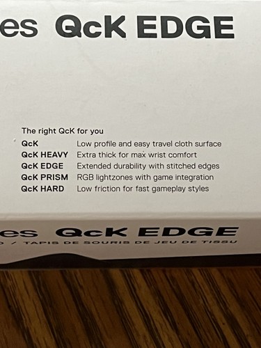 Neu in Verpackung, SteelSeries QcK Edge Stoff Gaming Mauspad XL versiegelt, A-41 - Bild 3 von 9