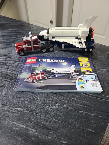 100% Complete LEGO 31091 Creator 3in1 Space Shuttle Transporter W/Instructions  - Picture 1 of 1