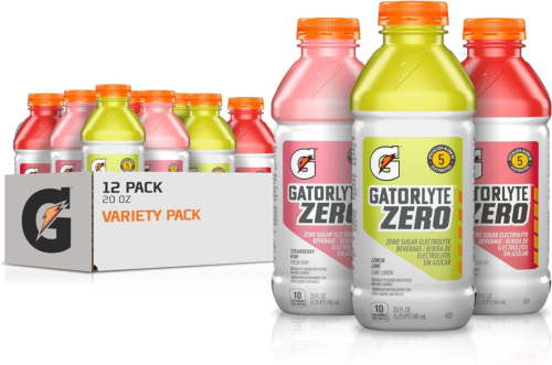 Gatorlyte Zero Electrolyte Beverage, Zero Sugar Hydration, 12 Pack 20oz Bottles - Picture 9 of 14