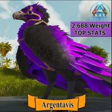 Ark Survival Ascended PC/PS5/XBOX - PVE - ARGENTAVIS 2688 Weight TOP STATS