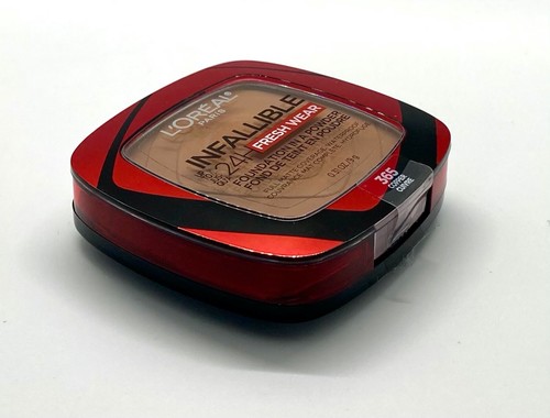 Base L'Oreal INFALLIBLE 24Hr Fresh Wear en polvo mate 365 cobre  - Imagen 2 de 5