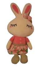 Cllayees Blush Bunny Rabbit 18.3 Easter Doll Pink Outfit / Accents