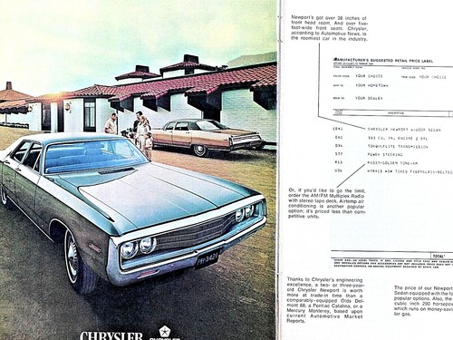 1970 Chrysler Cordoba Vintage 4 Door Hardtop-Original Print Ad 8.5 x 11" 2 Page - Picture 8 of 8