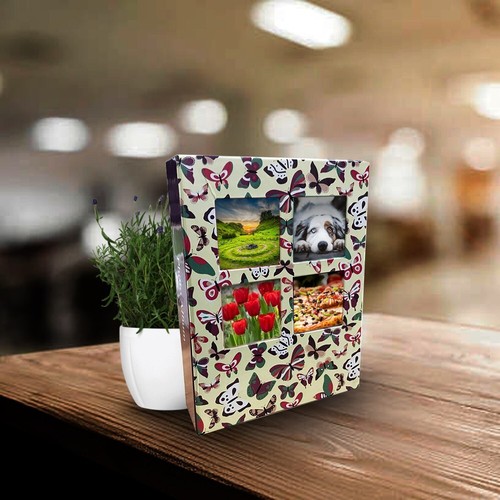 5" x 7" Fotoalbum Einsteck 100 Taschen Bilderbuch Zuhause, verschiedene Cover Designs - Bild 12 von 16