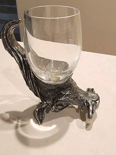 Raro bicchiere vintage Frankli peltro selvatico tiro cinghiale Royal Selangor - Foto 6 di 7