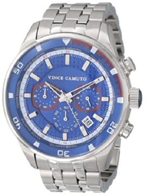 Vince Camuto Men's Analog Display Japanese Quartz Silver Watch VC