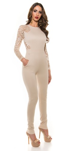 Damen Koucla Overall Partyoverall Jumpsuit Spitze Milax-Fashion - Bild 14 von 25