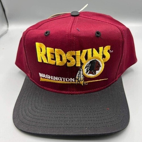 Vintage Washington Redskins Commanders Hat Men Twins Enterprise SnapBack Cap New