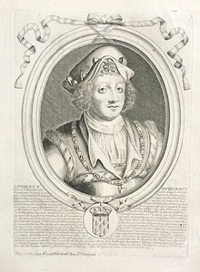 Dagobert II Roi de France par Nicolas II de Larmessin C 1686
