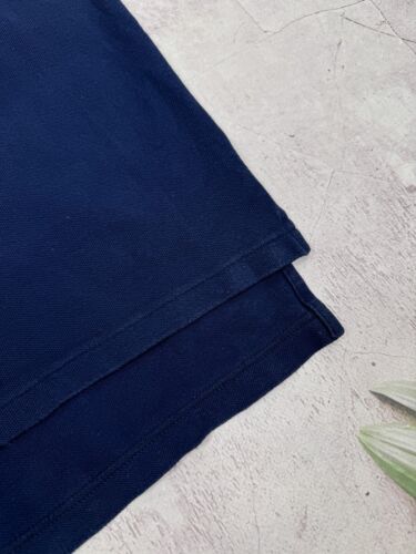 Vintage Yves Saint Laurent Polo T-Shirt Dark Blue & Small Chest Logo size XL - Picture 9 of 16