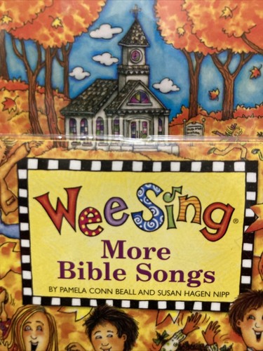 RARE Wee Sing More Bible Songs Vtg 2002 Book Tape cassette CD NEW - Picture 2 of 10