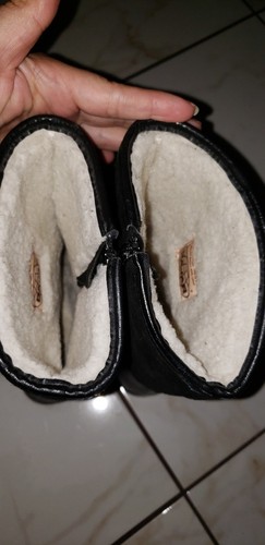 PAJAR Canada sheep's wool liningWomens Black Snow Winter Boots 39 8 - Picture 6 of 12