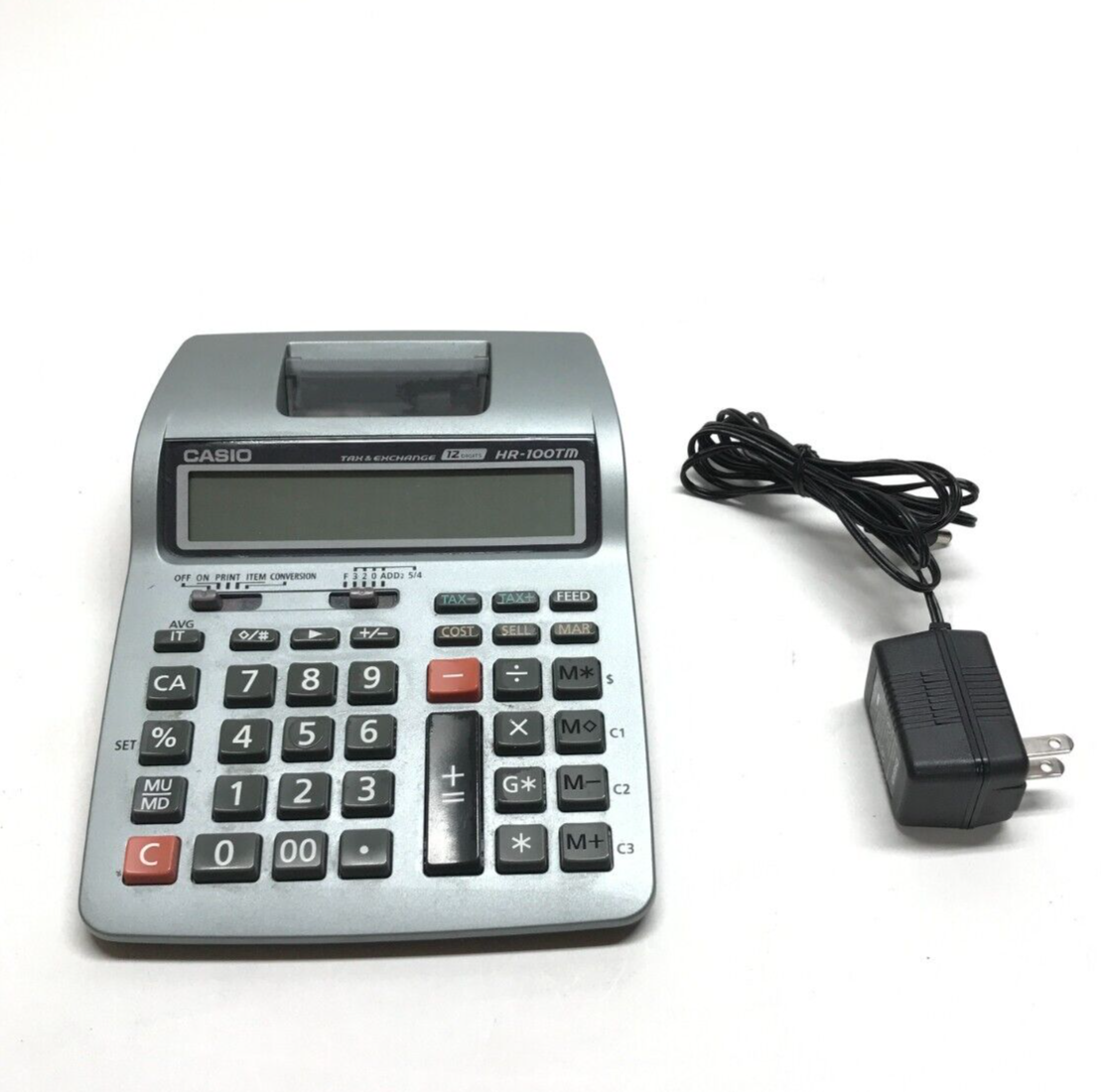 CASIO HR100TM Business Desktop Printing Calculator Adding Machine eBay