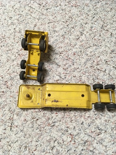 6 Vintage Tonka Mini Fleet 5” Long Red Yellow Orange - Picture 6 of 6