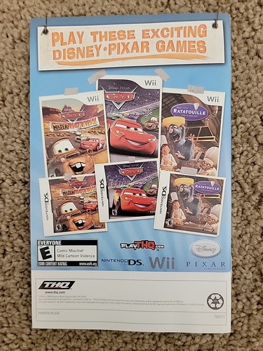 Disney Pixar UP CIB Wii gereinigt, getestet, funktionsfähig - Bild 5 von 7