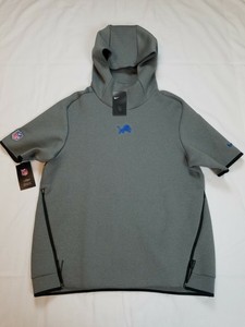 detroit lions short sleeve hoodie