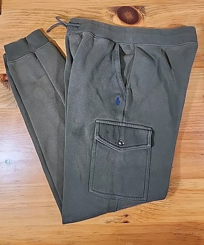 Ralph Lauren Boys Fleece Cargo Jogger Pants Green Large 14/16.           W1 - Bild 1 von 6