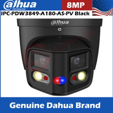Dahua IPC-PDW3849-A180-AS-PV 8MP Panoramic 2-Way Talk TiOC Black IP Camera