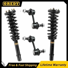 Front Struts Coil Spring Assembly & Sway Bar Links for 2003-2007 Honda Accord