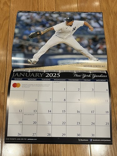 Calendario de pared 2024 Nueva York Yankees SGA Estadio de béisbol Aaron Judge - Imagen 13 de 16