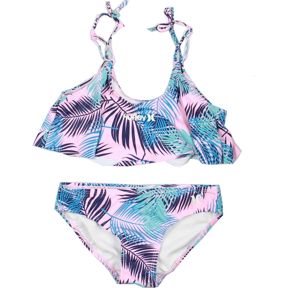 Купальник-бикини для бассейна Hurley Girls Pink 2ШТ, BHFO 3095