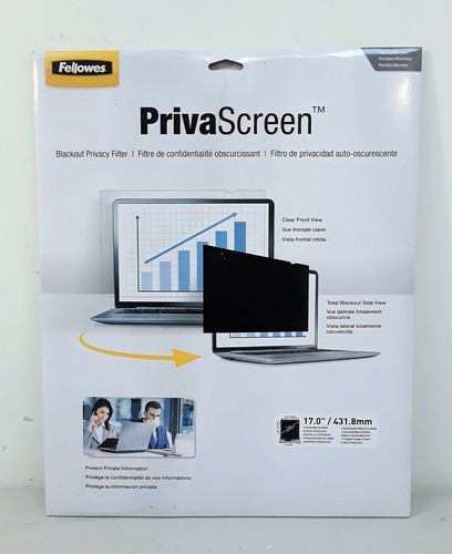Fellowes 17" Standard-PrivaScree Blackout Sichtschutzfilter #3984