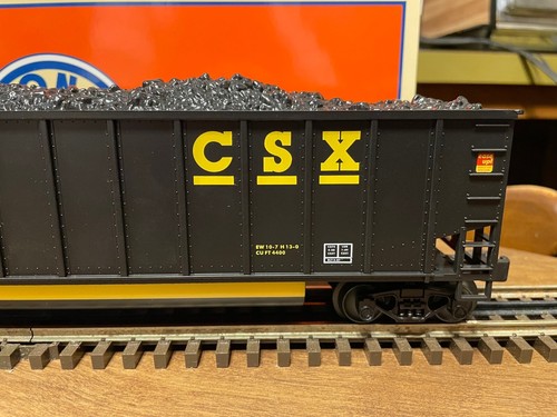 Lionel 6-19380 CSX Rotary Bathtub Gondola 2-Pack #386220 & 386228 w/Coal Loads - Picture 8 of 17