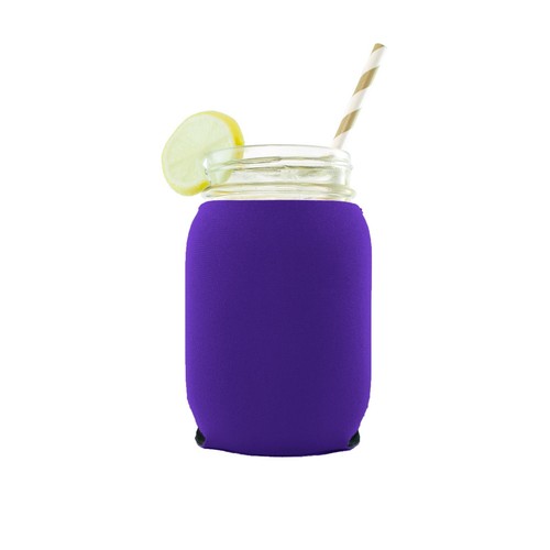 Blank Neoprene Collapsible 16 oz. Mason Jar Coolie: Choose Color and Quantity - Picture 25 of 34
