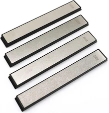 4PCS Diamond Sharpening Stone Set 240 400 600 1000 Grit Knife Chisel Sharpener