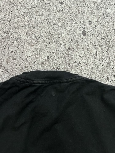 Rare Luxury Palm Angels Glittered Logo Street Fashion Men’s Black T-Shirt Size L - Picture 20 of 21