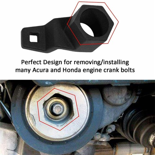 Herramienta de extracción de polea de cigüeñal de 50 mm + enchufe de 19 mm para Honda Acura Accord Civic CRV - Imagen 2 de 6