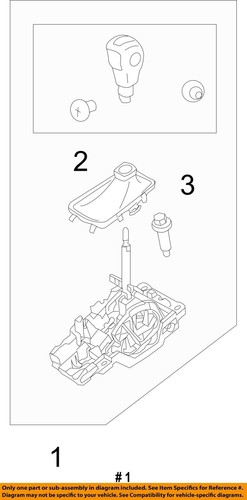 FORD OEM 11-12 MKX Console Shifter Housing-Shifter Assy GA1Z7210AA - Picture 2 of 2