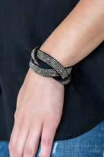 Paparazzi: Nice Girls Finish Last - Black Bracelet