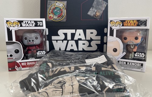 Funko Star Wars POP Smuggler's Bounty Box Ben Kenobi Snaggletooth LG Shirt Pin - Imagen 2 de 12