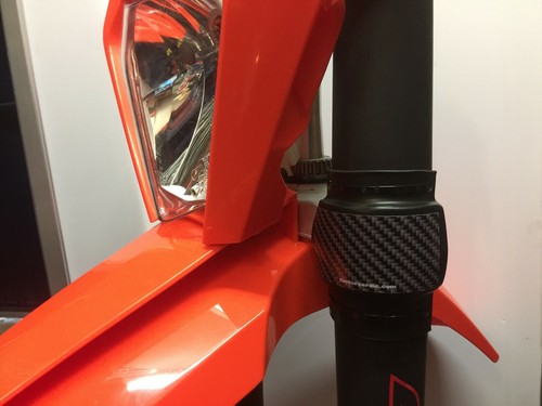 PROTECTORES DE TRIPLE ABRAZADERA para HUSQVARNA TC,FC,TE,FE,TX,FX,FE 125 250 300 350 450+ - Imagen 1 de 5