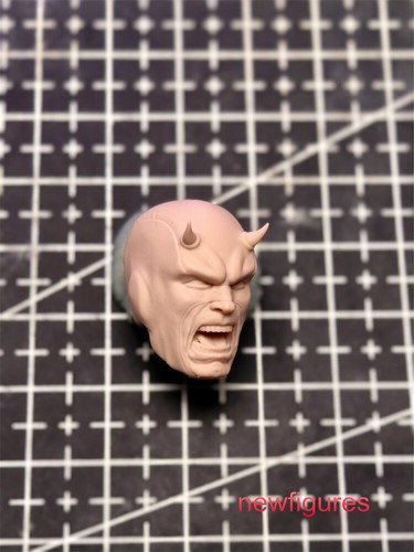 1:3 1:4 1:6 1:12 1:18 Cabeza de Daredevil Esculpida Ajuste 12" 6" 3.75" Figura Masculina Cuerpo - Imagen 9 de 13