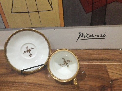 Antique Cauldon Brown-Westhead-Moore Cup/Saucer, stoke on kent, N7339. - Picture 2 of 7