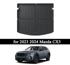 Cargo Black Trunk Tray Liner Mat Floor Carpet for 2023-2025 Mazda CX5 CX-5