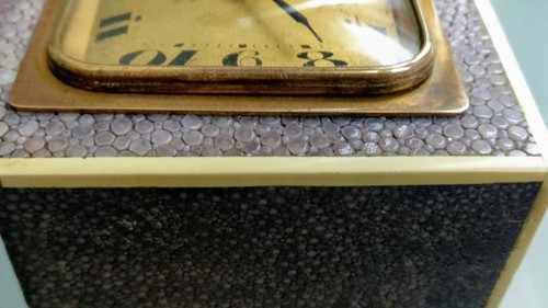 Clock Art Deco Fabric Stingray Duverdrey And Bloquel / Style Clément Rousseau - Picture 8 of 10