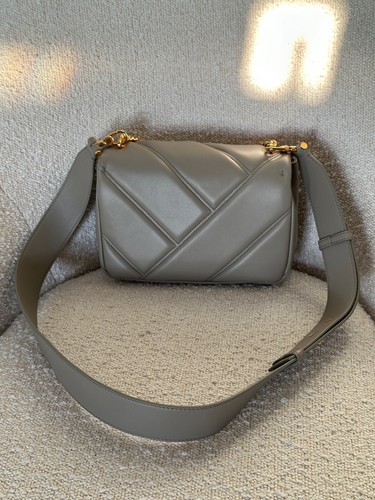 Bvlgari Serpenti Cabochon Maxi Chain Crossbody Leather Bag Top Handle Grey £2510 - Picture 8 of 19