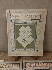 Lot Of 10 Needlecraft Magazines 1926-1928 14" X 10 1/2"