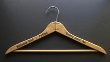 Vintage Wood Clothes Hanger Multnomah Hotel Portland Oregon