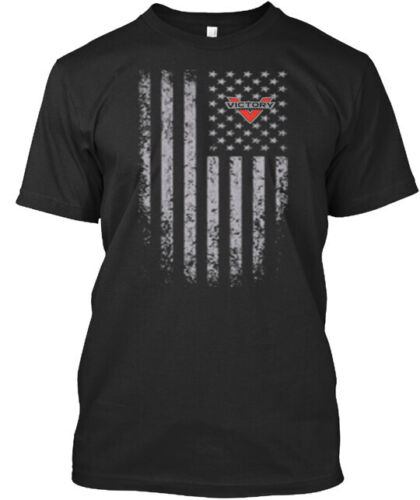 T-shirt Moto Bandiera Vittoria Made in USA Taglia dalla S alla 5XL - Foto 1 di 2