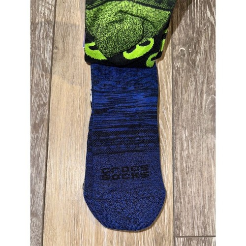 Crocs Kids Crew Socks 3 Pack Alien & Yin Yang Patterns Size M - Picture 2 of 6