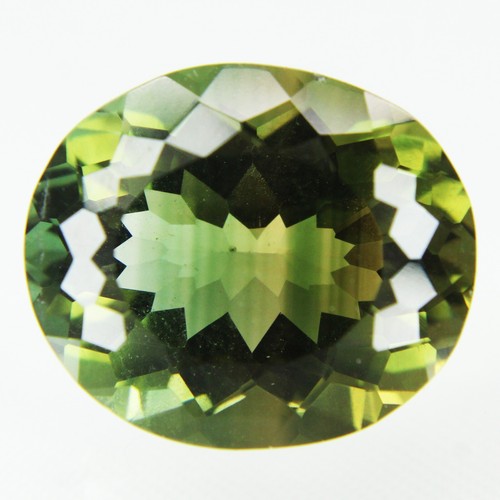 19-21 Ct Oval Loose Gemstone Certified Natural Demantoid Garnet - Picture 2 of 5